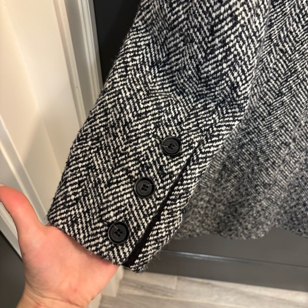 French Connection Chantelle Herringbone Coat - Picture 10 of 11